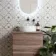 Blossom Flower Green Matt Pattern Wall and Floor Tiles