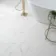 Frost White Marble Tile Luxury Click Vinyl Flooring 5.5mm