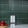 Spirit Green Gloss Kitkat Mosaic Porcelain Wall Tiles