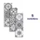 Eloquence Sloe Black Matt Patterned Wall Tiles
