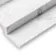 Trepanel Aqua 3D® Waterproof White Marble Slat Wall Panel 3 Pack (Covers 0.87 SQM)