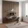 Trepanel Design® Autumn Brown Curve Acoustic Wood Wall Panels