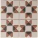 Churchill Navy Blue & Terracotta Mosaic Victorian Matt Tiles