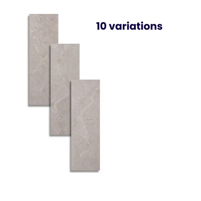 Alchemy Iron Textured Decor Marble Effect Ceramic Wall Tile 1000x333mm