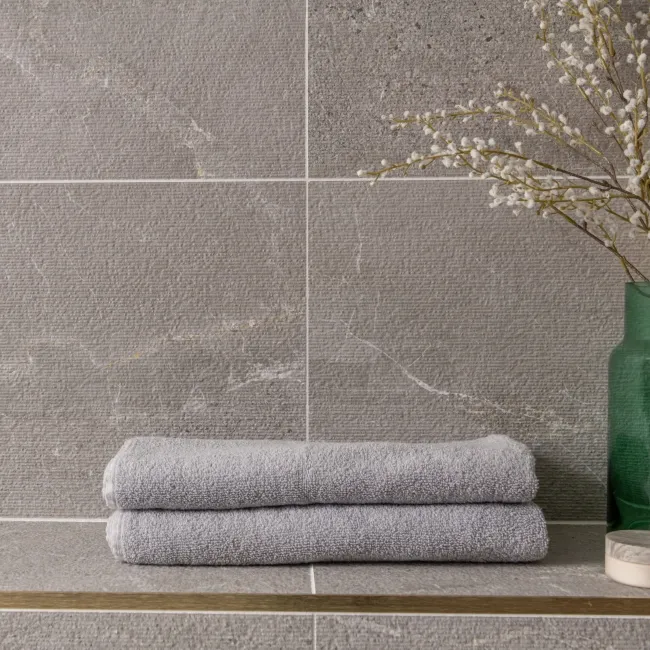 Alchemy Iron Textured Decor Marble Effect Ceramic Wall Tile 1000x333mm
