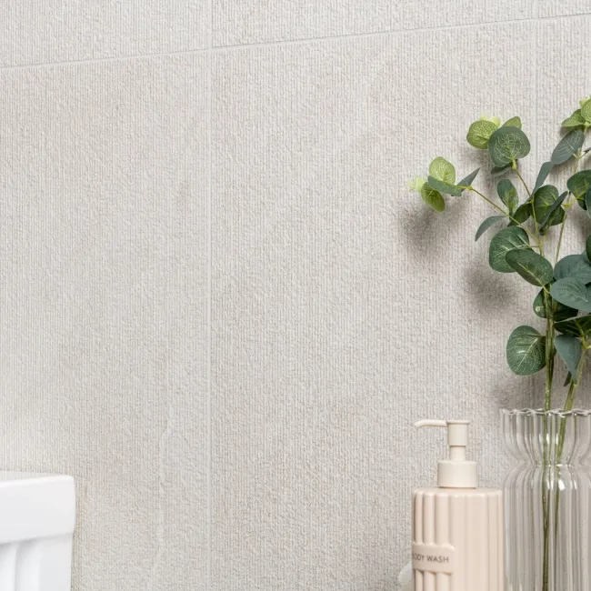 Alchemy Pearl Textured Decor Slate Effect Ceramic Wall Tile 1000x333mm