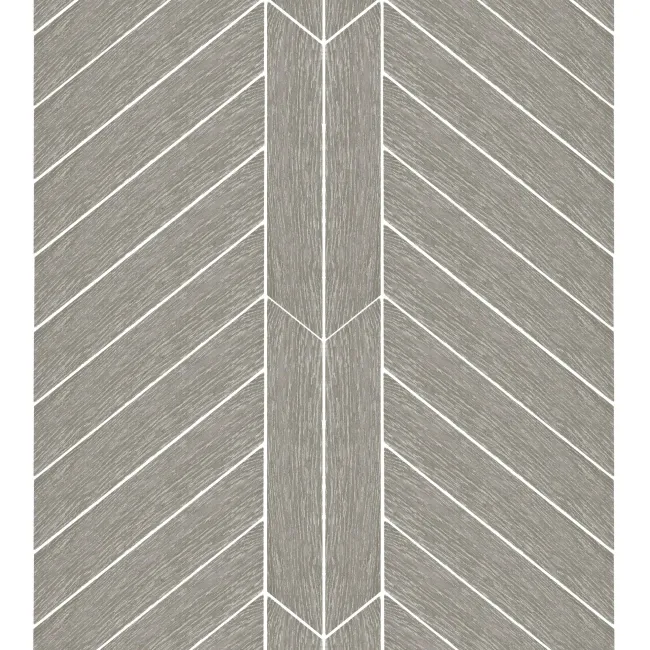 Bonsai Chevron Smoky Grey Wood Effect Porcelain Wall and For Tiles