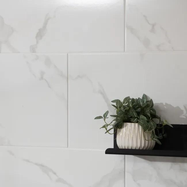 Carrara Grey Marble Effect Tiles