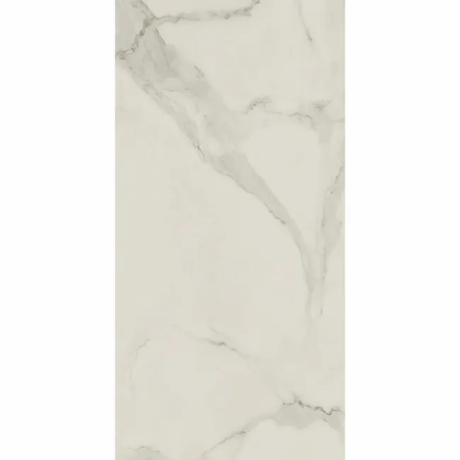 Frost White Marble Tile Luxury Click Vinyl Flooring 5.5mm