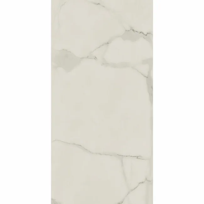 Frost White Marble Tile Luxury Click Vinyl Flooring 5.5mm