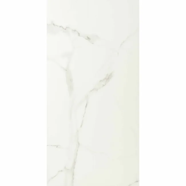 Frost White Marble Tile Luxury Click Vinyl Flooring 6mm