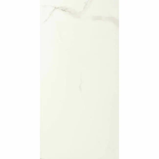 Frost White Marble Tile Luxury Click Vinyl Flooring 6mm