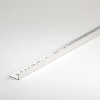 10mm White Square Edge Metal Trim