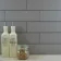 Linear Grey Matt Brick Shape Wall Tiles 300x100