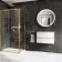 Trepanel Style® Black Marble Effect Matt WPC Laminated Wall Panel
