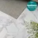 Voronoi White Marble Effect Hexagon Tiles
