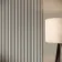 Trepanel Design® Ivory Slate Effect Slat on Black Felt Wall Panels