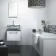 Devine White Gloss Plain Wall Tiles 600x300