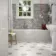 Novel White Matt Hexagon Wall and Floor Tiles