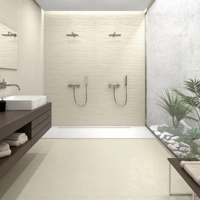 Valletta Beige Stone Effect Tiles