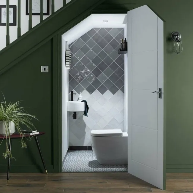 Vernice Storm Grey Gloss Rustic Wall Tiles