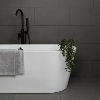 Lounge Matt Dark Grey Tiles