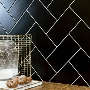 Matt Black 200x100 Tiles