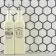 Pixel White 50x50 Hexagon Matt Mosaic Tiles