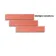 Ivybridge Terracotta Orange Matt Metro Wall Tiles 250x50mm