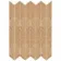 Bonsai Chevron Hazel Wood Effect Porcelain Floor Tiles