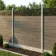 LuxeLine Composite Fence Panel Light Grey - Jungle Decorative Screen for Own Post