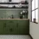 Hamlet Green Gloss Brick Wall and Floor Tiles