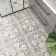 Helix Noir Black and White Matt Patterned Wall and Floor Tiles