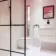 Pixel White 23x23 Hexagon Gloss Mosaic Tiles