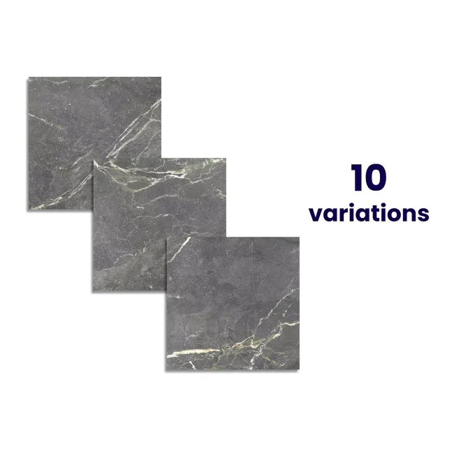Avebury Dark Grey Stone Effect Floor Tiles 900x900