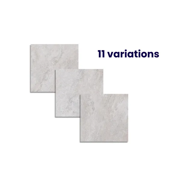 Quarstone White Stone Effect Matt Anti Slip Outdoor Porcelain Slab