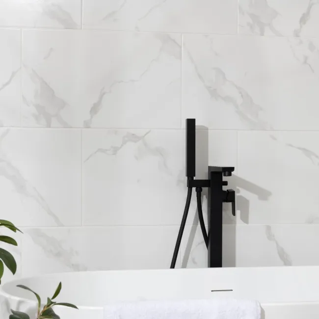 Carrara Grey Marble Effect Tiles