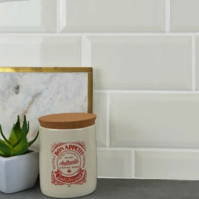 Marble Arch Ceramic Gloss Grey Metro Tiles