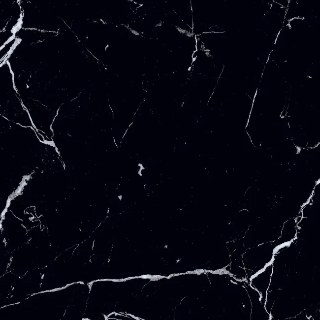 Marquina Black Polished Marble Effect 600x600 Wall and Floor Tiles