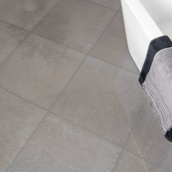 Lounge Polished Dark Grey Stone Effect 600x600 Wall And Floor Tiles