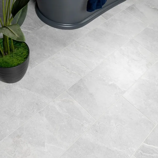 Valentina Imperial Light Grey Marble Effect Wall and Floor Tiles
