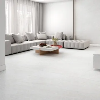 Taj Mahal Ivory Marble Effect Satin Large Porcelain Tile