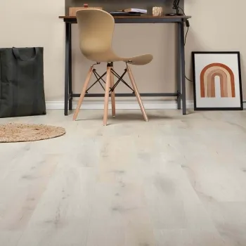 London Everest White Luxury Click Vinyl Flooring 4mm