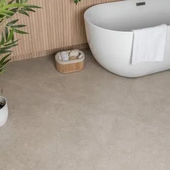Carbon Sand Beige Concrete Effect Floor Tiles