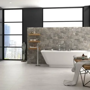 Stacked Iron Stone Effect Tiles