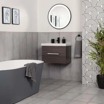 Samphire Matt Grey Tiles