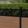 LuxeLine Composite Fence Panel Teak 3ft High - Jungle Decorative Screen with Aluminium Post