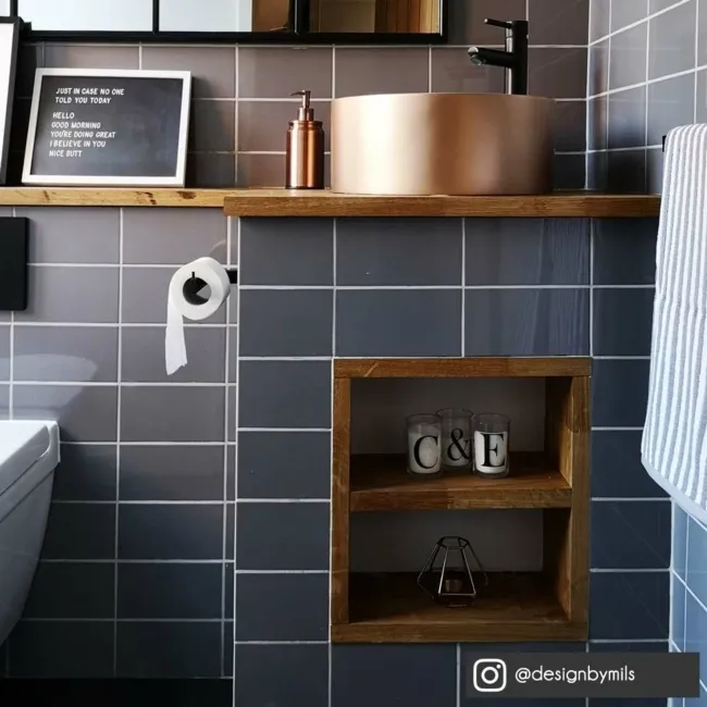 Sloane Square Flat Gloss Grey Metro Tiles