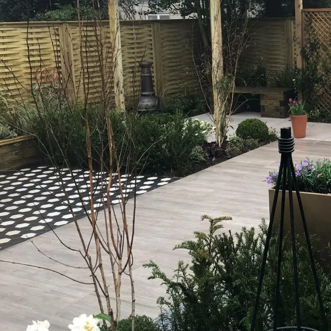 White Hexagon Tiles