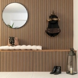 Trepanel® Smoked Oak Acoustic Wood Wall Panels